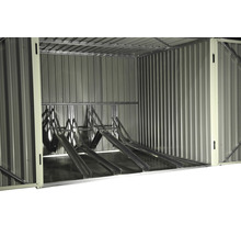 Garage à vélos, boîte de rangement WESTMANN avec supports à vélo 203 x 200 cm anthracite