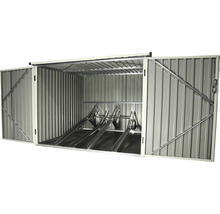 Garage à vélos, boîte de rangement WESTMANN avec supports à vélo 203 x 200 cm anthracite