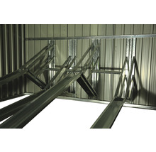Garage à vélos, boîte de rangement WESTMANN avec supports à vélo 203 x 200 cm anthracite