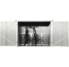 Garage à vélos, boîte de rangement WESTMANN avec supports à vélo 203 x 200 cm anthracite