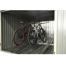 Garage à vélos, boîte de rangement WESTMANN avec supports à vélo 203 x 200 cm anthracite