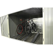 Garage à vélos, boîte de rangement WESTMANN avec supports à vélo 203 x 200 cm anthracite