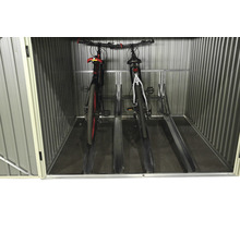 Garage à vélos, boîte de rangement WESTMANN avec supports à vélo 203 x 200 cm anthracite