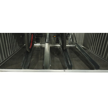 Garage à vélos, boîte de rangement WESTMANN avec supports à vélo 203 x 200 cm anthracite