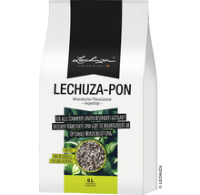 LECHUZA-PON Pflanzsubstrat, 6 Liter, mineralisch und vorgedüngt, geeignet für alle Zimmerpflanzen