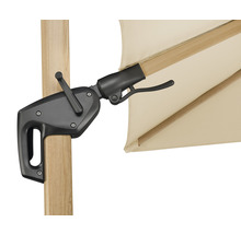 Kurbelmechanismus eines Sonnenschirms zur einfachen Bedienung