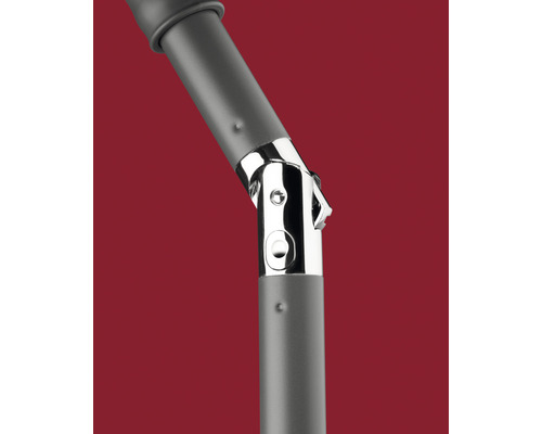 Detailaufnahme von einem Sonnenschirmgelenk