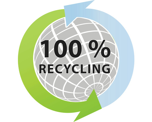 Symbole 100 pourcent recyclage