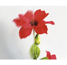 Dekorglas mit Blumenmotiv
