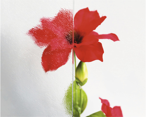 Dekorglas mit Blumenmotiv