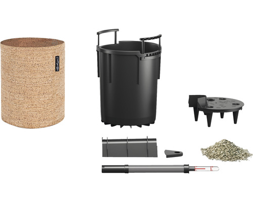 Komplettset Pflanzgefäß mit Zubehör