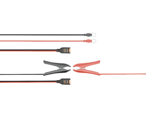 Batterieladekabelset mit Ösen, Stecker und Klemmen
