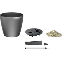 Pflanzkübel Lechuza Classico Premium 60 Kunststoff Ø 60 cm H 55,5 cm anthrazit inkl. Erdbewässerungsystem, Substrat, Wasserstandsanzeiger
