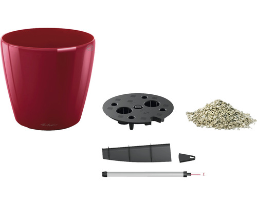 Blumentopf mit Bewässerungssystem und Zubehör