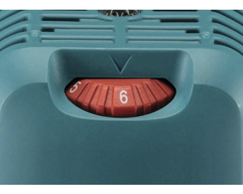 Drehzahlregler mit den Zahlen 5 und 6 an einer Schleifmaschine