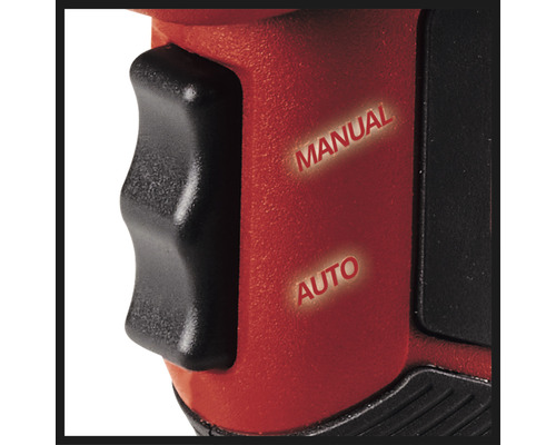 Gros plan d''un outil doté d''un interrupteur permettant de basculer entre le mode manuel et le mode automatique