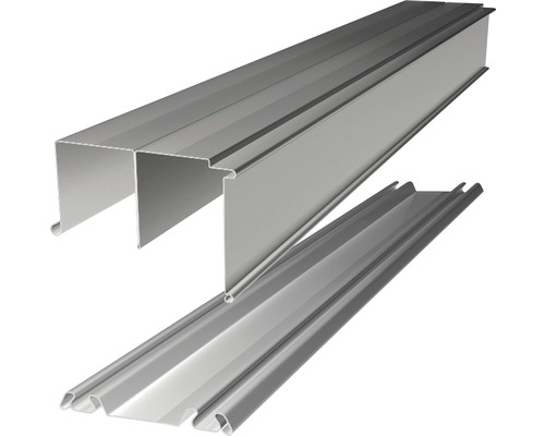 Tôle trapézoïdale et sous-construction métallique assortie