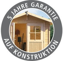 Fünf Jahre Garantie auf die Konstruktion