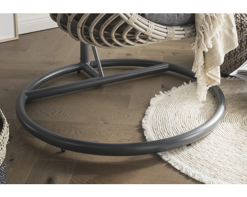 Pied en métal d''une chaise suspendue