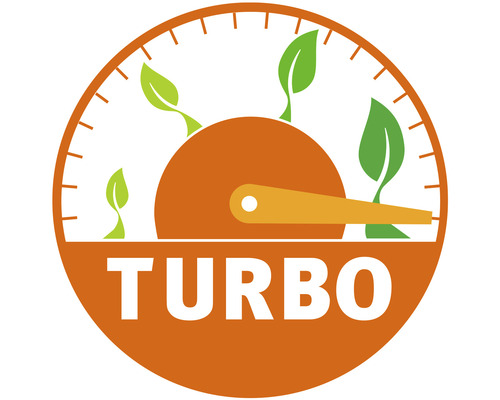 Symbole Turbo pour la croissance des plantes