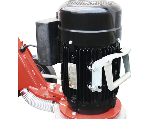 Detailaufnahme des Motors einer Bodenschleifmaschine