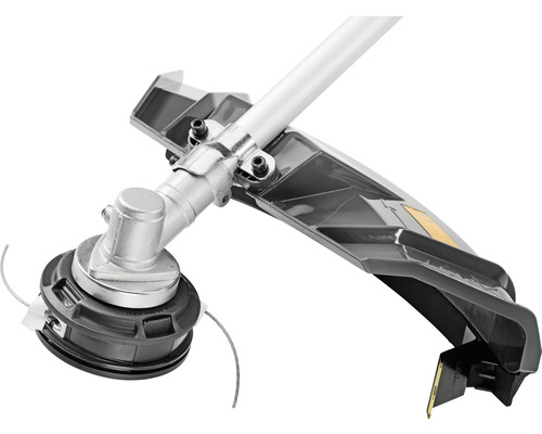 Rasentrimmer Kopf mit Fadenspule und Schutzvorrichtung