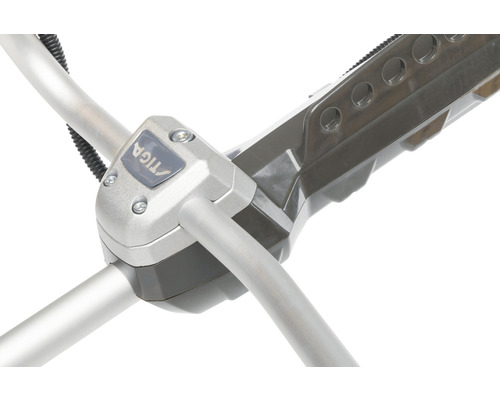 Vue détaillée d''un coupe-bordures Stiga avec poignée