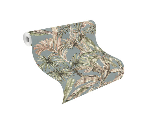 Tapetenrolle mit tropischem Pflanzenmuster