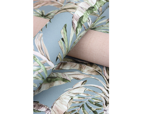 Tapetenrollen mit Blättermuster