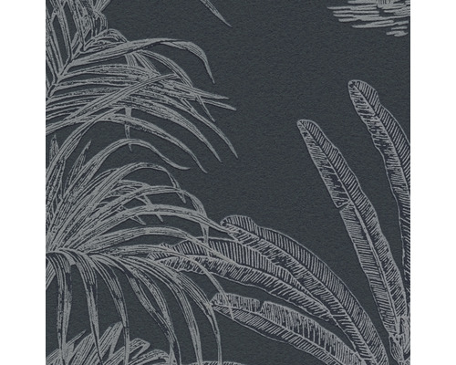 Détail d''un papier peint avec des motifs de plantes tropicales