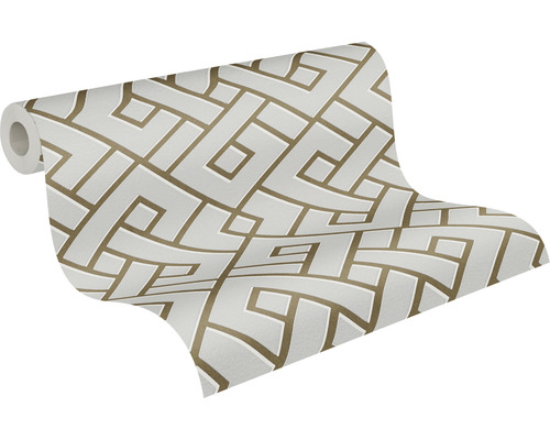 Rouleau de papier peint avec motif géométrique