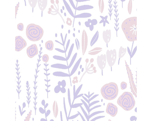 Textile à motifs floraux avec feuilles et fleurs