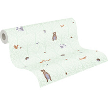 Tapetenrolle mit Waldtier-Motiv