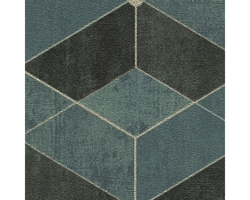 Tapete mit geometrischem Würfelmuster