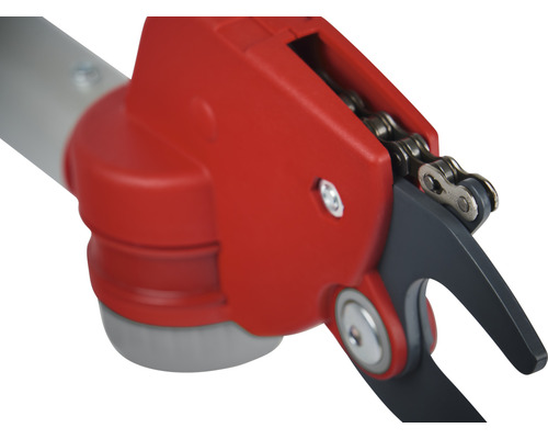 Astschere mit Kettenzugmechanismus im Detail