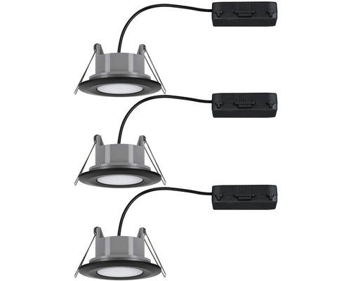 Drei LED-Einbaustrahler mit Treiber