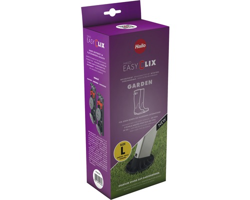 Hailo EasyClix Garten Leiterfuß Set Größe L Verpackung
