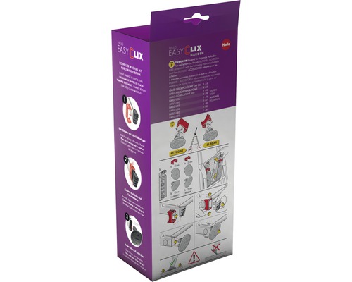 Verpackung der Haldo Easy Clix Gartenwerkzeuge