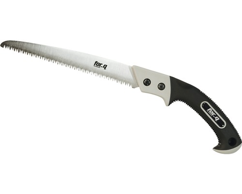 Gartensäge mit gebogenem Sägeblatt und Kunststoffgriff