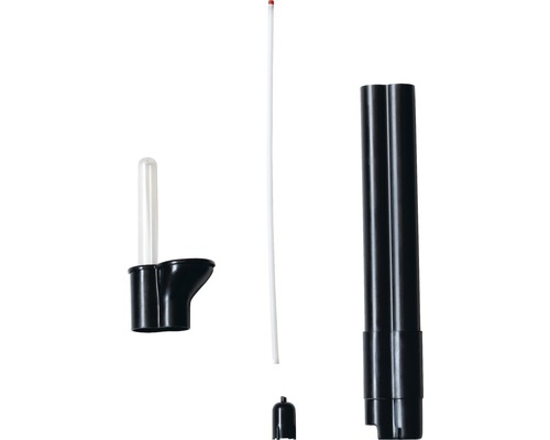 Pièces détachées d''une brosse de nettoyage pour piscine.