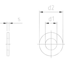 Rondelles pour gond de porte de 9 mm revêtues de laiton, 15 unités-thumb-1