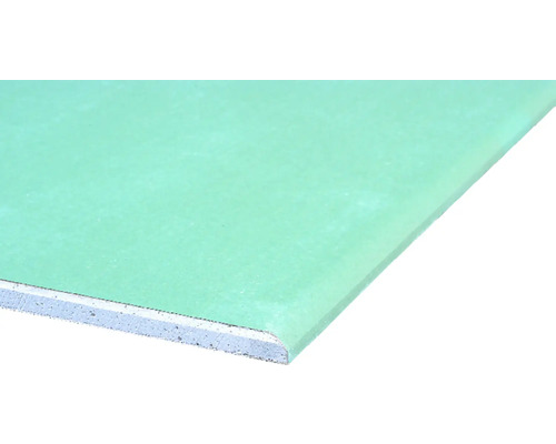 Grüne Gipskartonplatte im Detail