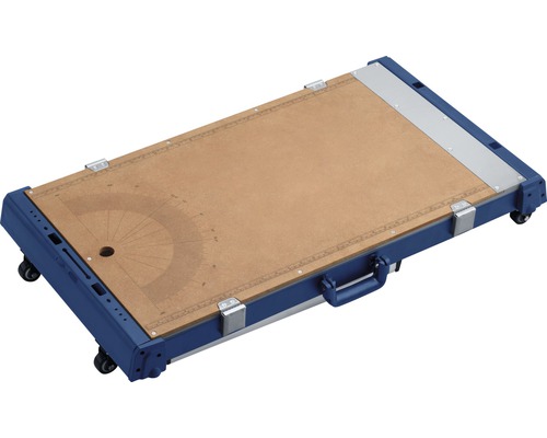 Table multifonction avec rapporteur d''angle