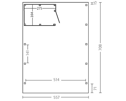 Plan avec dimensions