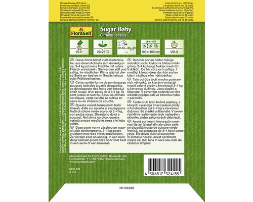 Sachet de graines de pastèque Sugar Baby