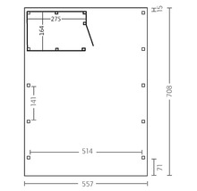 Grundriss mit Maßangaben