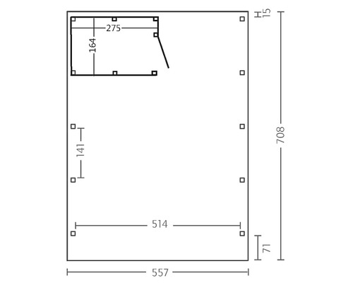Plan avec dimensions