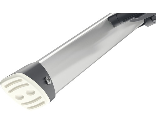 Detailansicht eines Tischbeins mit Fuß