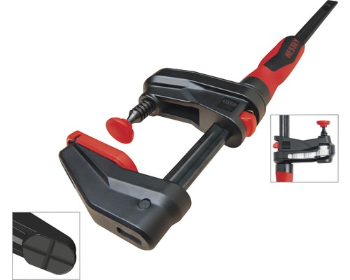 Bessey Einhandzwinge mit Kunststoffbacken