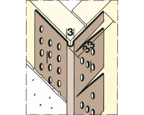 Illustration eines Winkelverbinders zur Holzverstärkung